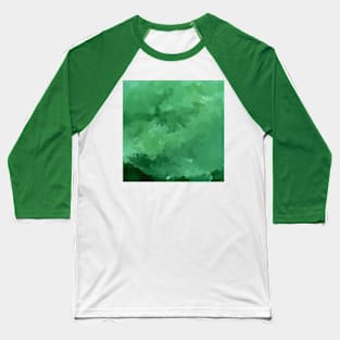 Green of Dream Abstract Painting Baseball T-Shirt